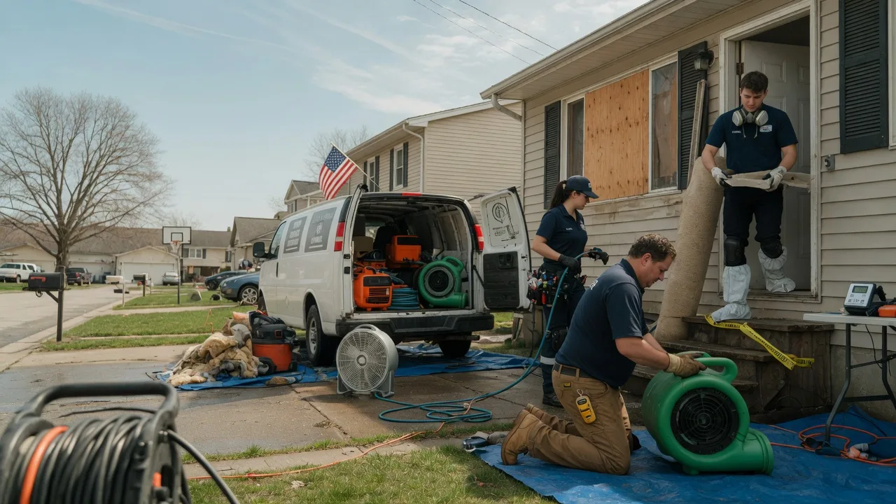 Water Damage Restoration in Overpeck, OH near me